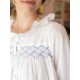Mother Teresa Women's Nursing & Maternity Dress Long Sleeves with Mermaid Tail Forget Me Not Hand Smocking Mother Teresa Women's Nursing & Maternity Dress Long Sleeves with Mermaid Tail Forget Me Not Hand Smocking