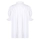 Scholl Women's Summer Blouse White with Ivory Hand Smocking Edition 9 Scholl Women's Summer Blouse White with Ivory Hand Smocking Edition 9
