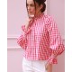 Shelley Blouse Raspberry Gingham with Milk Hand Smocking Edition 20 Shelley Blouse Raspberry Gingham with Milk Hand Smocking Edition 20