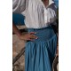 Sullivan Women's Skirt Chambray with Swedish Blue Hand Smocking Sullivan Women's Skirt Chambray with Swedish Blue Hand Smocking